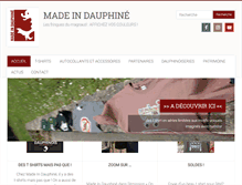 Tablet Screenshot of madeindauphine.com
